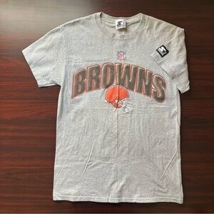 Vintage Cleveland Browns T Shirt Spellout Print Mens Size Medium